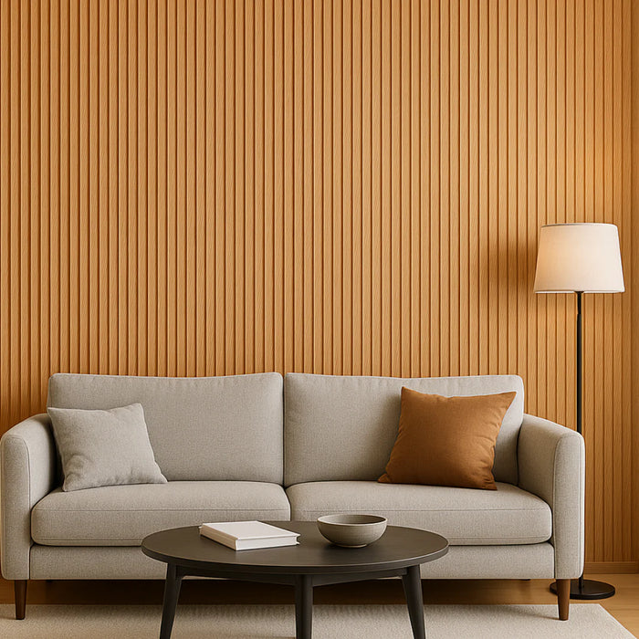 Panel Haus - WPC Oak Wood Effect Fluted Wall Panels