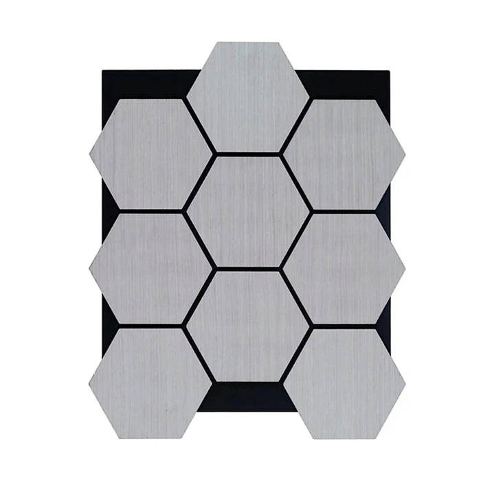 Panel Haus Grey Oak Hexagon Wall Panel - 70cm x 60cm