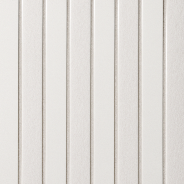 Panel Haus White Colour Wide Slat Panel - 240cm x 60cm