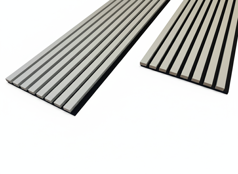Panel Haus Colour Dove Grey Slat Panel - 240cm x 32cm (2 pack)