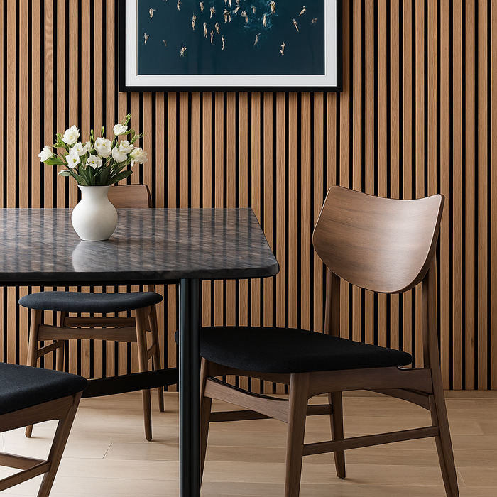 Panel Haus Oak Acoustic Slatted Wood Wall Panels- 240cm x 60cm