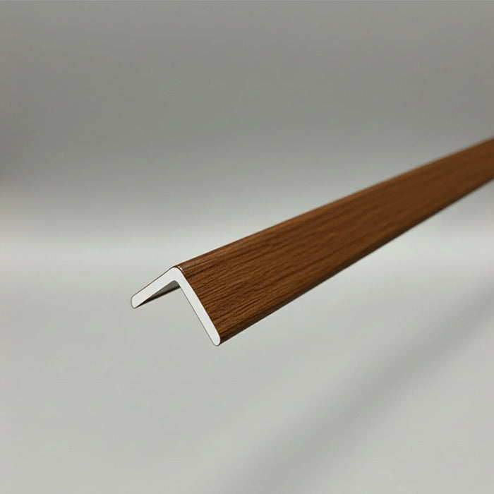 Panel Haus - WPC Walnut Wood Effect Flat End Trim (set of 4)