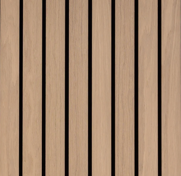 Panel Haus Premium Wide Slat 3-sided Wood Veneer Oak - 240cm x 30cm (2 pack)